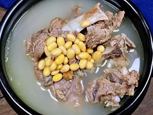 牛骨煲黄豆