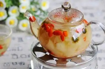 苹果菊花枸杞茶