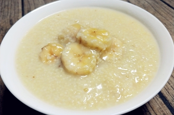 苹果香蕉小米粥
