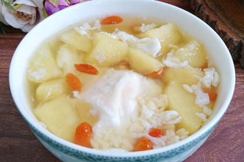 苹果鸡蛋汤