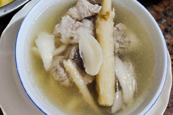 排骨百合汤