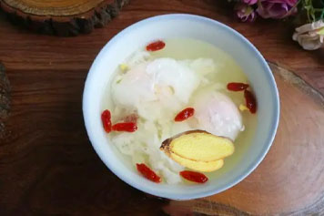 生姜枸杞鸡蛋汤