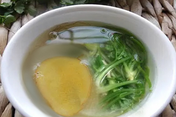 香菜姜汤