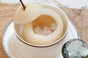 蒸冰糖雪梨