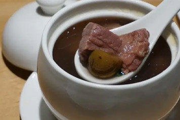 猪肺炖橄榄