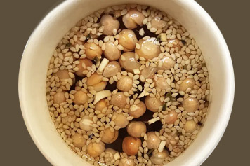 芝麻豆子姜盐茶