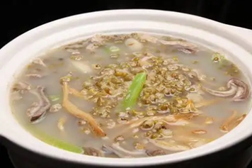 猪肚炖绿豆
