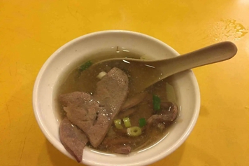 猪肝炖葱白