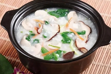 香菇鸡肉粥