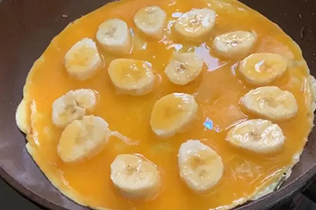 香蕉鸡蛋饼
