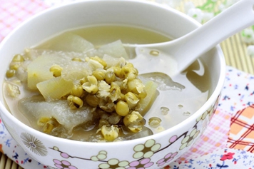 冬瓜和绿豆一起煮