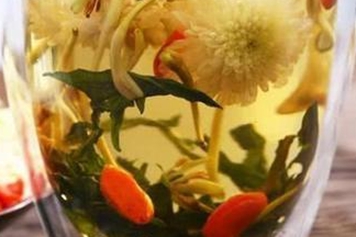 陈皮菊花金银花枸杞泡水喝