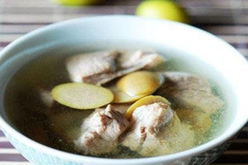 白榄煲瘦肉