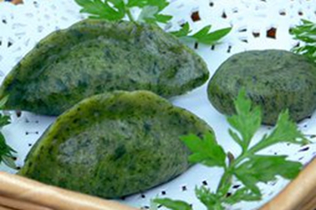 艾叶饺子