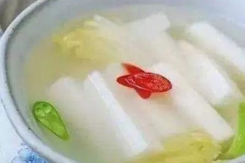 白菜萝卜煮水喝