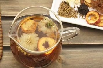 陈皮菊花决明子茶