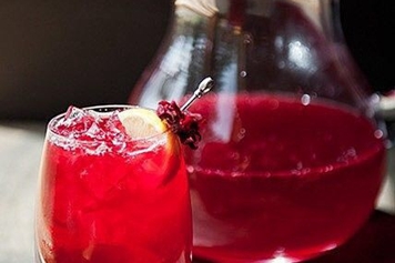 大红月季花泡酒