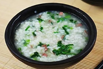 菠菜瘦肉粥