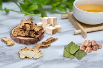 苍术荷叶葛根豆蔻泡水喝
