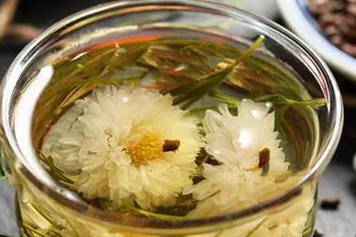 淡竹叶菊花决明子茶