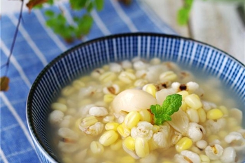 大蒜绿豆汤