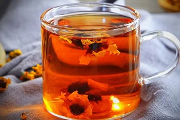 红色菊花茶