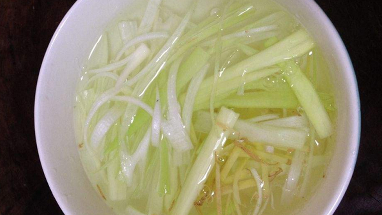 葱白煮水