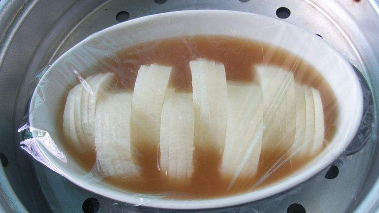 蒸萝卜