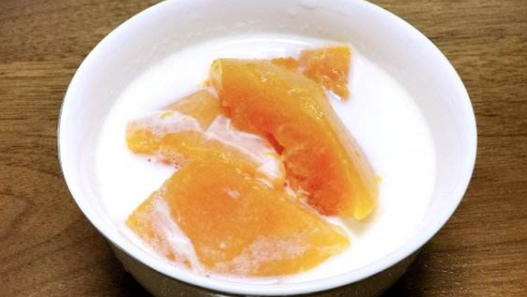 木瓜炖奶