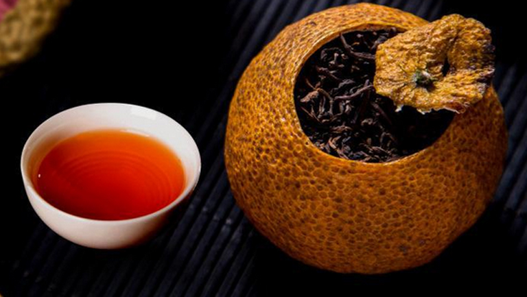 陈皮普洱茶