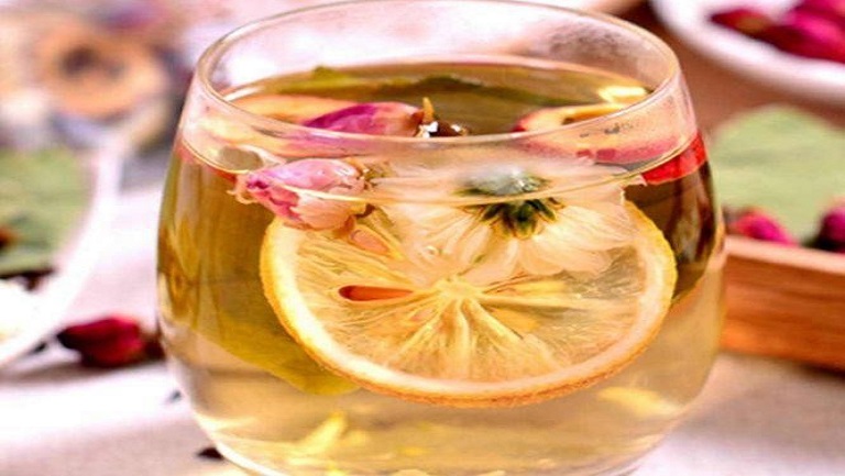 柠檬玫瑰花茶