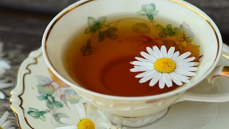 菊花和红茶一起喝