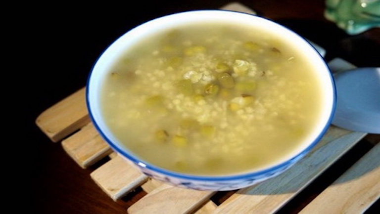 绿豆小米粥