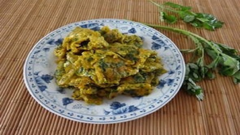 艾草炒鸡蛋