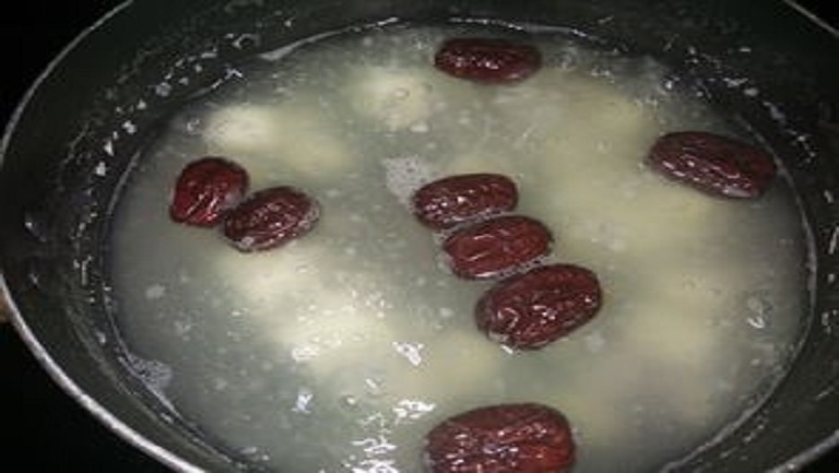 山药红枣鸡蛋汤