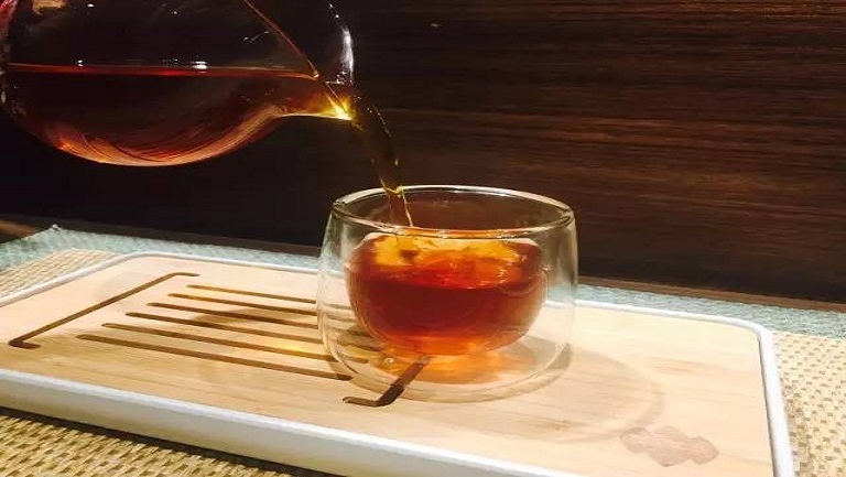 陈皮老白茶