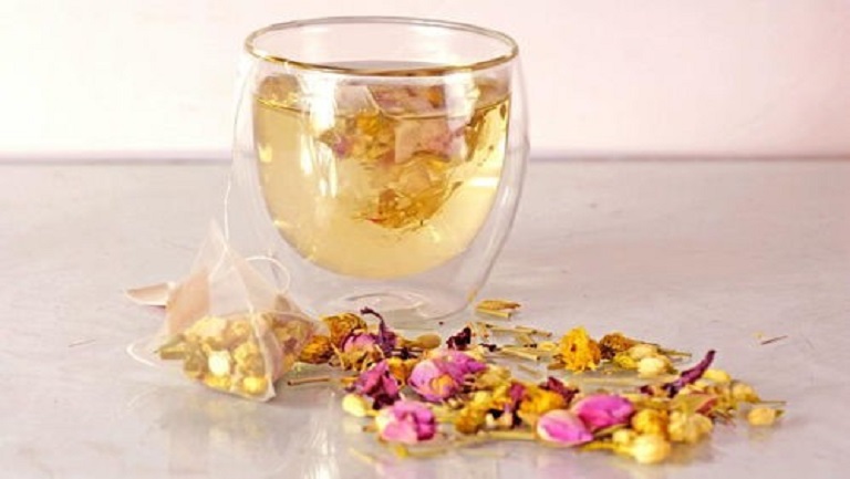 玫瑰菊花茶