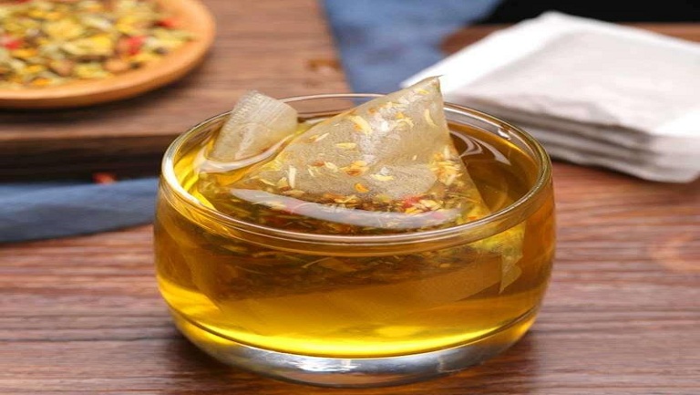 金银花菊花决明子茶