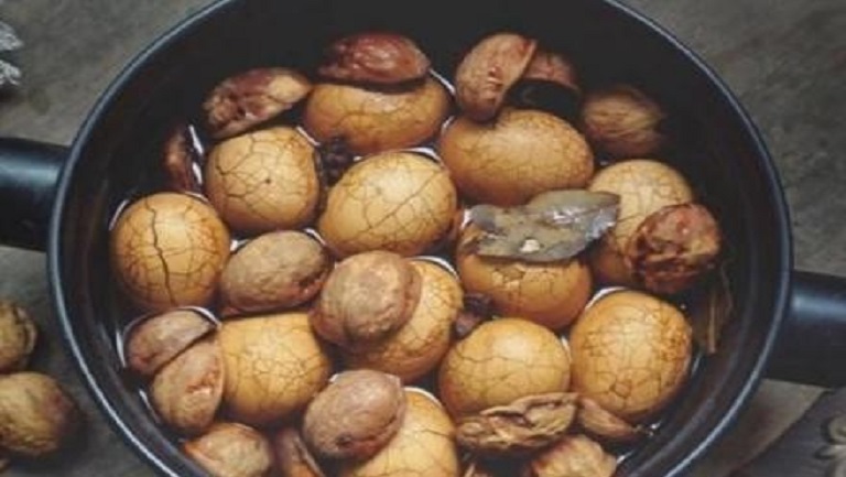 核桃树枝煮鸡蛋