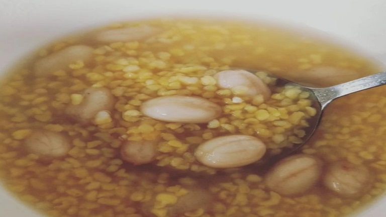 小米花生粥