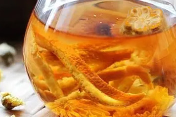 陈皮罗汉果菊花茶