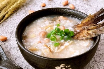 柴鱼花生粥