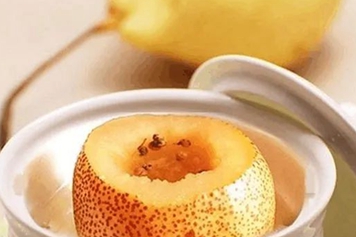 冰糖花椒炖梨