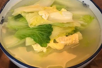 白菜鸡蛋汤